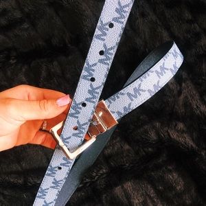 2 Micheal Kors Belts !! blue and black belt